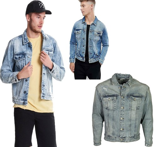 Only sons men denim jacket - denim,
