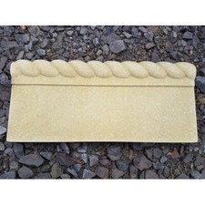 Stone concrete rope edging - stone,