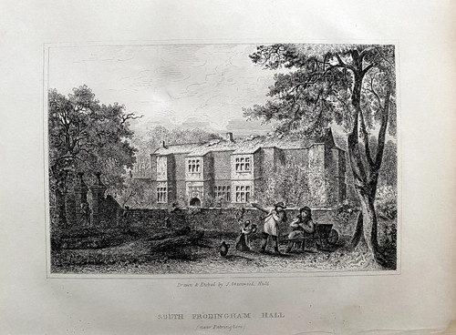 1841 antique print - antique, south
