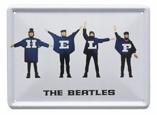 Beatles Souvenir HELP Collectable Metal Sign Gift 8x11cm