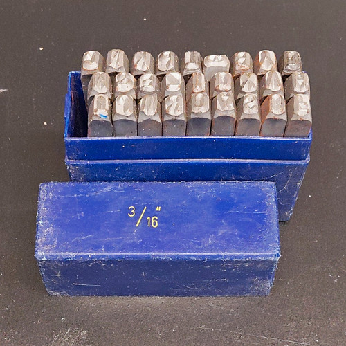 Steel metal letter - 3/16,