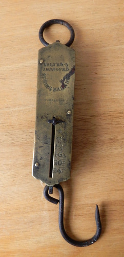 Vintage brass salter - vintage,