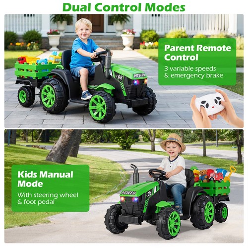 24v ride tractor - 24v, on