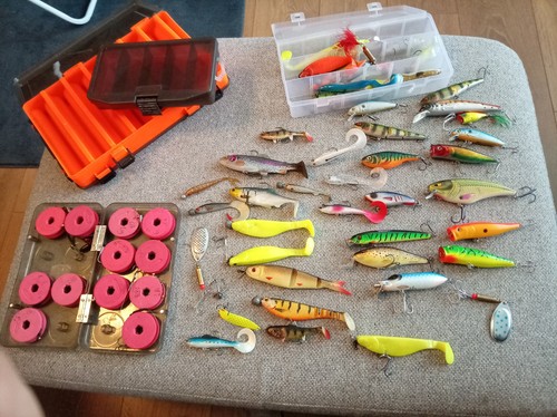 Fishing lures job lot - fishing,