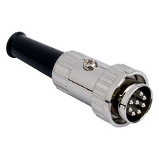 Lumberg 8 Pin DIN Male Straight Plug DIN 45326 Bayonet Cable Mount