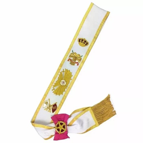 Masonic regalia collar 33rd - collar,