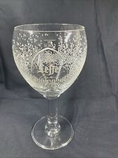 Rare Designer Limited Edition Leffe Belgian Beer Glass Charles Kaisin Signed Bar