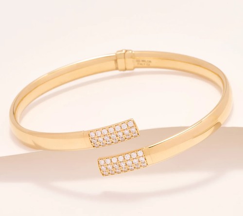 Diamonique italia hinged wrap - hinged,