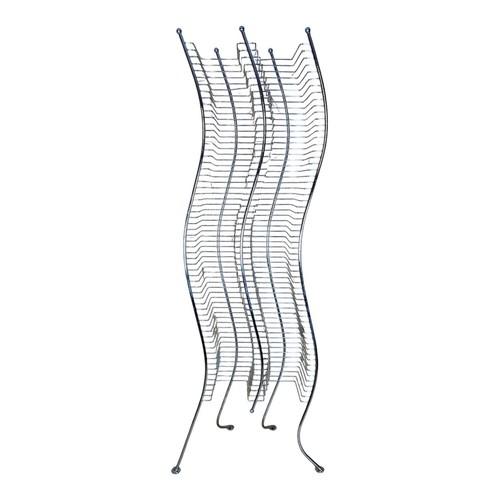 Vintage wavy curved - vintage, silver