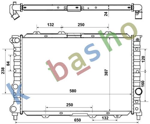 Engine radiator fits for alfa - engine,