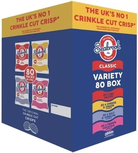Seabrook crisps variety - crisps,