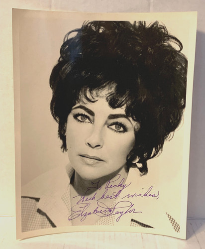 Elizabeth taylor signed - taylor,