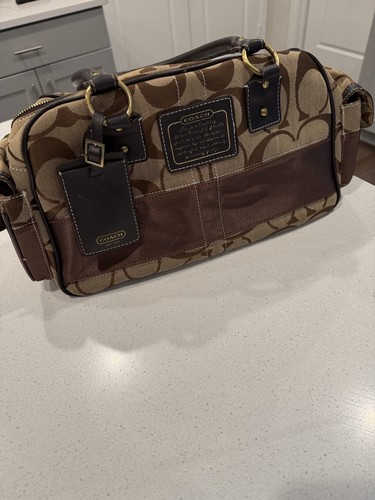 Vintage coach brown - vintage,