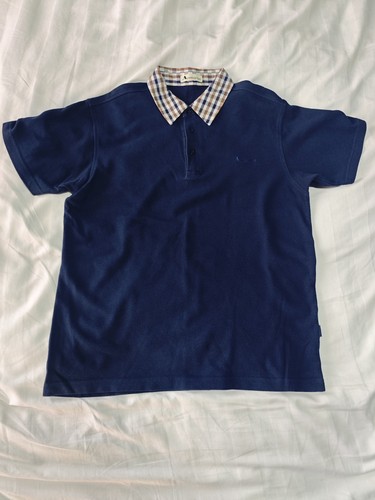 Aquascutum check collar polo - aquascutum,