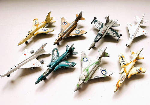 10x mandarin mini planes - mandarin, f105