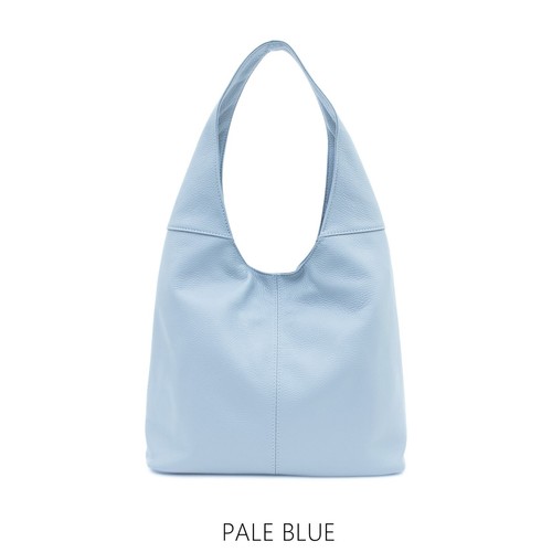 Leather plain hobo - leather, bag