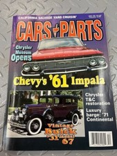 CARS & PARTS December 1999--CA salvage yard, Chrysler T&C resto, Hudson history