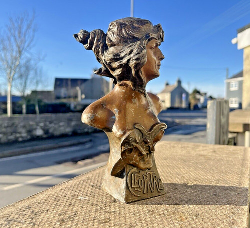 French art nouveau bronzed - nouveau,