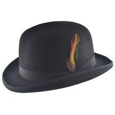 100% Wool Bowler Hat  High