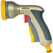 Hozelock Metal Multi Plus Spray Gun with 8 Patterns for Garden Hose Watering