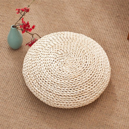 Straw futon floor - straw, cushion