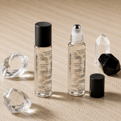 Luxury steel roll - roll-on, (white