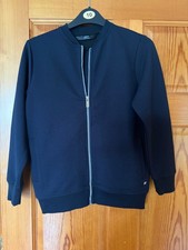 Next boys causal navy zip up