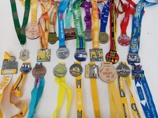Marathon Participation Medal Bundle Job Lot Lanyards Collectable