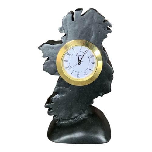 Map ireland clock 8cm bog - map,