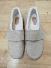 Hotter Ladies Toasty 11 Oatmeal Slippers, Size 8