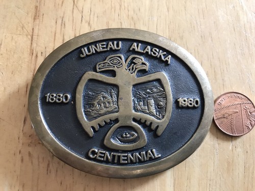 Alaska bronze works buckle - bronze,