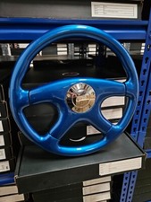 RAPTOR 15" BLUE WOOD STEERING