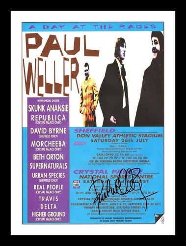 Paul weller autographed signed - paul,