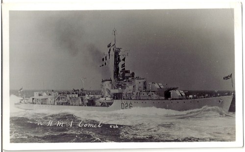 Hms comet d26 - hms, fisk,