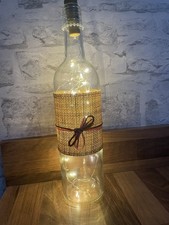 Handmade Battery Operated Led Light Up Bottle