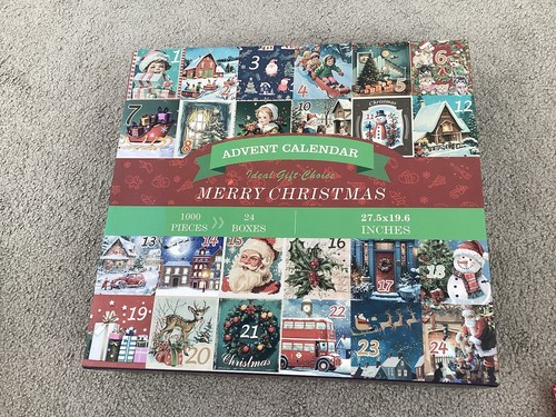 New 1000 advent calendar - calendar, in