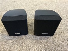 2 X BOSE BLACK SINGLE CUBE
