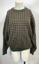 Pakeman Catto & Carter Check Wool Jumper Multicolour XL Vtg XL - #1008