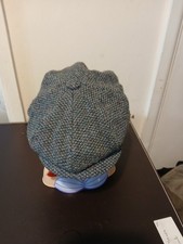 Harris Tweed 100% Wool Baker Boy Flat Cap (Peaky Blinders) 58cm
