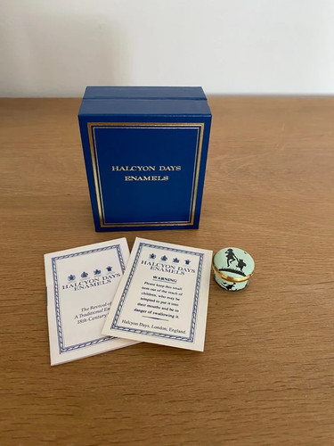 Halcyon days enamel - , box