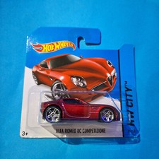 Hotwheels HW CITY  2014 ALFA ROMEO 8C COMPETIZIONE  Red SHORT Card