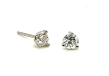 Art Deco Diamond Stud Earrings