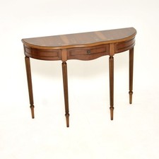 Antique Regency Style Yew Wood