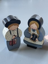 Vintage Folk Art wooden doll