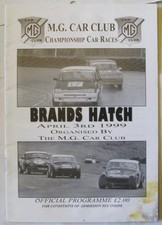 BRANDS HATCH 3 Apr 1999 MG Car