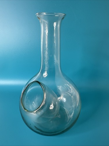 Antique blown glass wine - blown,