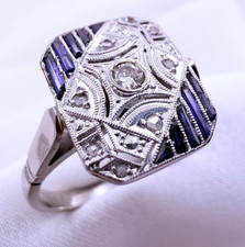 Antique 18ct White Gold