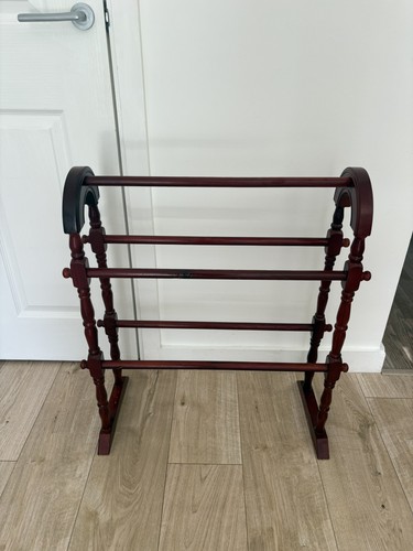 Vintage mahogany wood towel - wood,