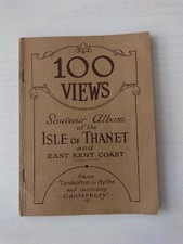 RARE 100 Views Souvenir Album Isle of Thanet and Kent Coast Circa 1920s Vintage
