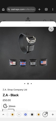 Zulu alpha straps strap - zulu, za